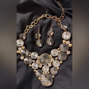 Elegant Gold and Silver Jewelry Set